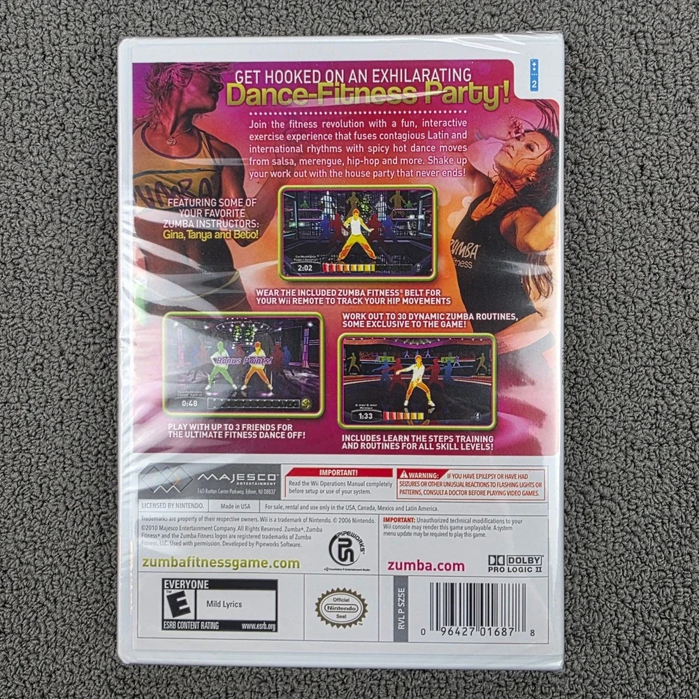 Zumba Fitness Join the Party Nintendo Wii‎ New Sealed